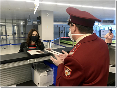 В аэропорту Храброво усилен санитарно-карантинный контроль пассажиров