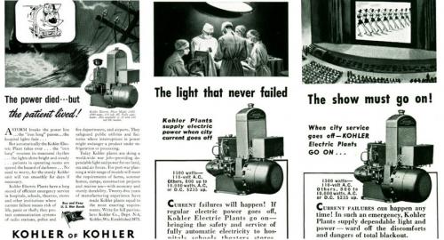 100 лет триумфа KOHLER Power: 1940-е. Генераторные установки спасают жизни