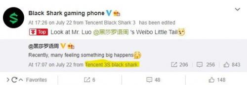 Xiaomi, по слухам, готовит игровой смартфон Black Shark 3S