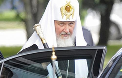 Патриарх Кирилл и автомобиль