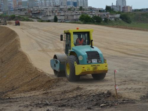 В Белгороде идет строительство новой дороги