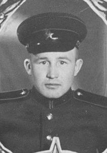 Евгений Колязин в годы армейской службы, 1955-1958 гг.
